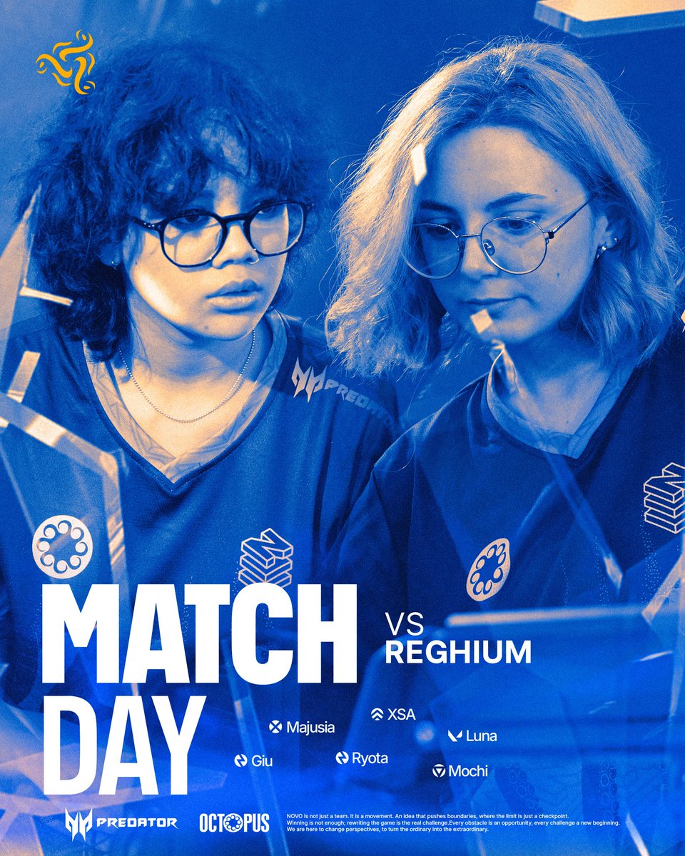 NOVO Esports (@novoesports) on Twitter photo 13-3 vs <a href="/ekoesportsgg/">EKO Esports</a> and now back on stream vs <a href="/reghiumesports/">Reghium Esports</a> to end the day 🤌
<a href="/king___esport/">King Esport</a> <a href="/PredatorGaming/">Predator Gaming</a>
#NOVOEsports #BleedBlue 13-3 vs <a href="/ekoesportsgg/">EKO Esports</a> and now back on stream vs <a href="/reghiumesports/">Reghium Esports</a> to end the day 🤌
<a href="/king___esport/">King Esport</a> <a href="/PredatorGaming/">Predator Gaming</a>
#NOVOEsports #BleedBlue