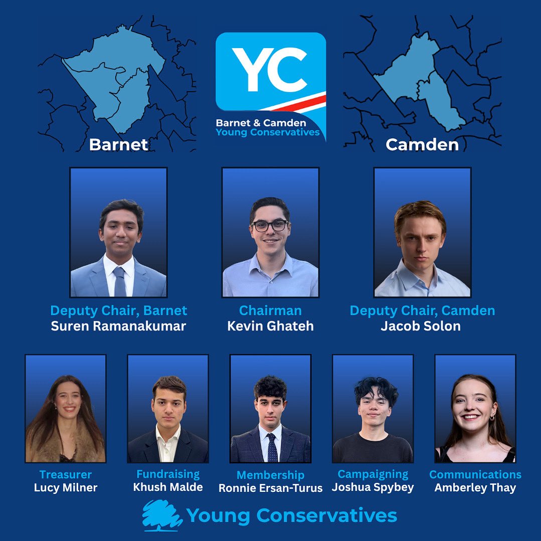 Introducing the inaugural Barnet and Camden Young Conservatives Committee!