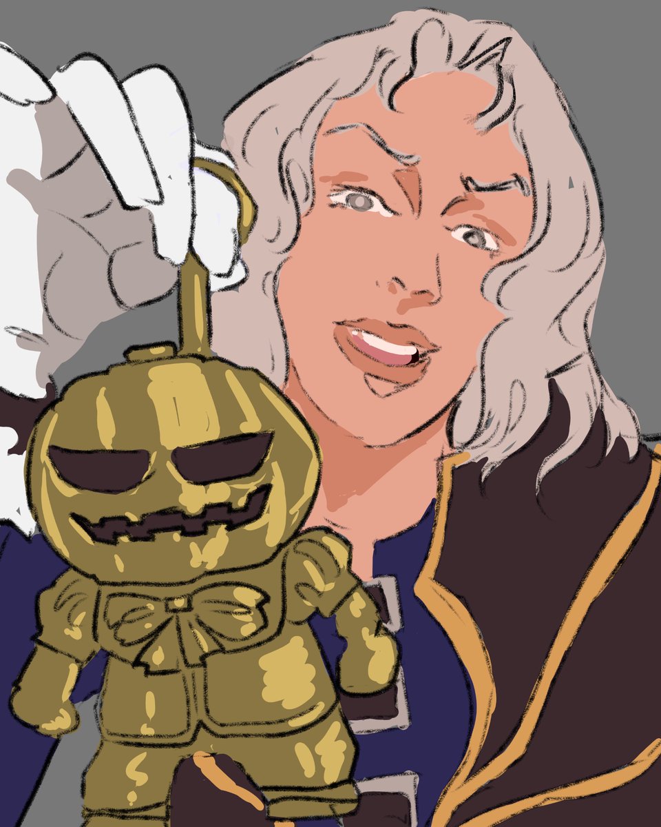 I own the one and only twenty four karat gold pumpkin devil 
#Castlevania
