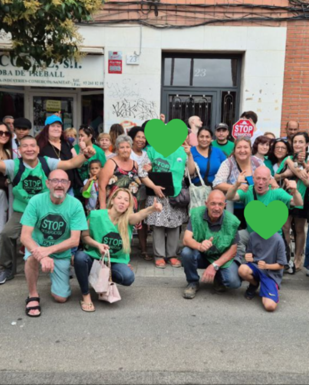 Desnonament d'aquest matí aturat fins el 23 de juliol i caminant cap a una solució definitiva ✊