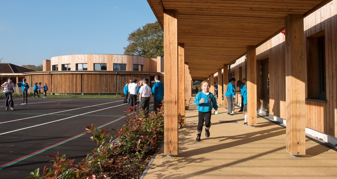 Welsh school fuses #passive &amp; eco material innovation 

An award-winning two-building extension delivering healthy, ultra #lowenergy school buildings – one of which was #passivehousecertified – while pushing the boundaries of #timber engineering. mailchi.mp/passivehousepl…