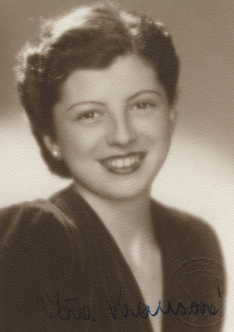 10 July 1919 | A Czech Jewish woman, Věra Krausová, was born in Prague.

She was deported to #Auschwitz from #Theresienstadt Ghetto on 4 October 1944. She did not survive.