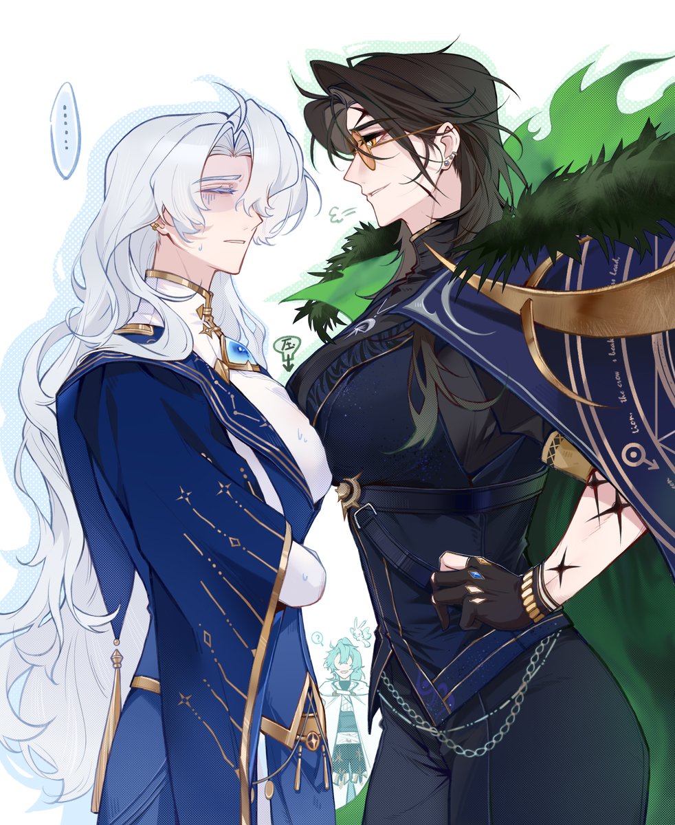 发一下这个性转的典司长和洛佩斯~

相当强势的女人😍💚💙
#던전앤파이터 
#DNF 
#アラド戦記