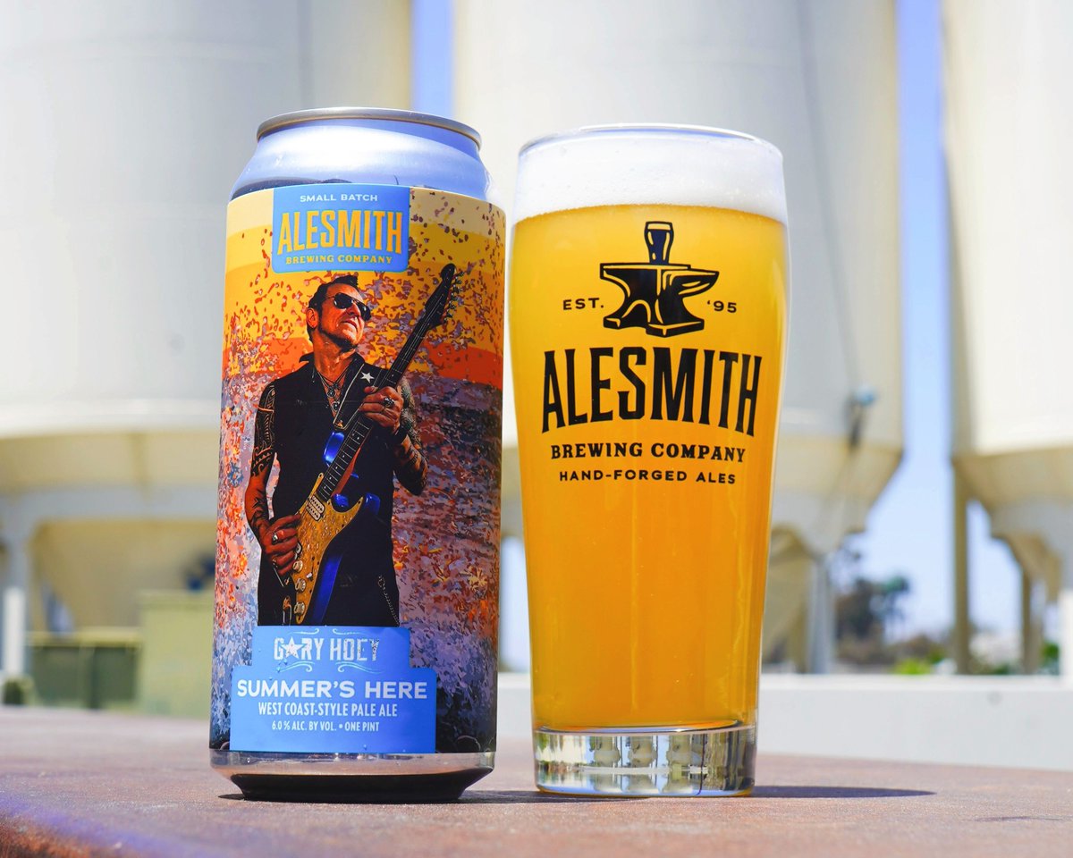 Summer’s Here pre-sale is live!
Brewed with 🎸 Gary Hoey, this West Coast-style pale ale is available for 🍻 pickup starting July 12 &amp; 📦 shipping to select states.
Pre-order here: bit.ly/4l4znY2