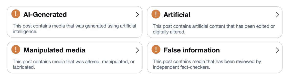 PNASNexus's tweet image. Identifying images as “AI-generated” has little impact on an individual’s stated likelihood of engaging with them, according to a survey, but labeling images as “False,” “Manipulated,” or “Artificial” does reduce engagement intentions. In PNAS Nexus: ow.ly/2UT550WnR4i