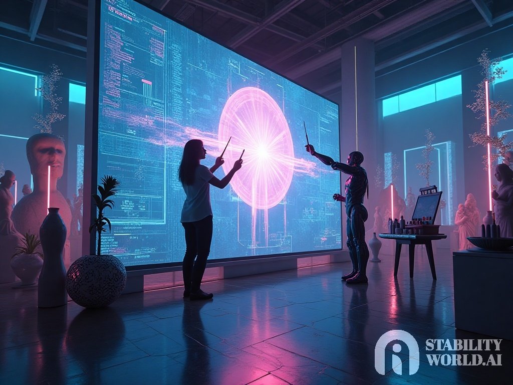 🎨✨ Art in the Age of AI

In a world that moves at digital speed, creativity remains timeless.

With Stability World AI, we’re not just creating —
We’re co-creating with machines that understand our vision, enhance our brushstrokes, and unlock new frontiers of expression.

From