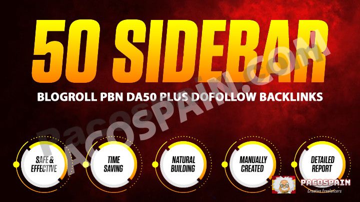 pacospainDOTcom's tweet image. Sidebar #Blogroll #Dofollow PBN DA50+ Permanent Home Page #Backlinks – Footer

Permanent backlinks from the High Authority SIDEBAR

buff.ly/a4kpaJ6