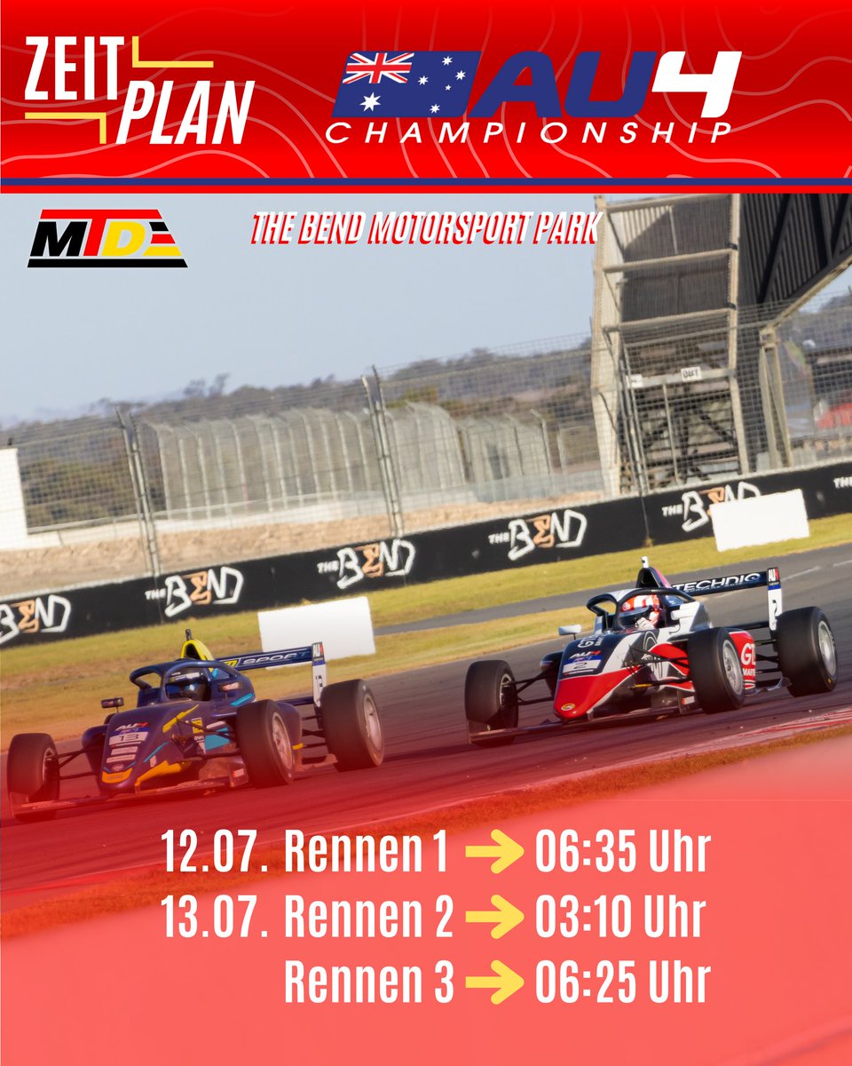 Motorsport diese Woche bei uns! 🔥🏁
Porsche Carrera Cup Italia aus Mugello live mit deutschen Kommentar! 33 Starter gehen an den Start darunter auch 3 deutsche!

Die Rennen der #AU4Championship &amp; #TCRSouthAmerica live mit englischen Kommentar!
📺 Live auf unserem YouTube Kanal