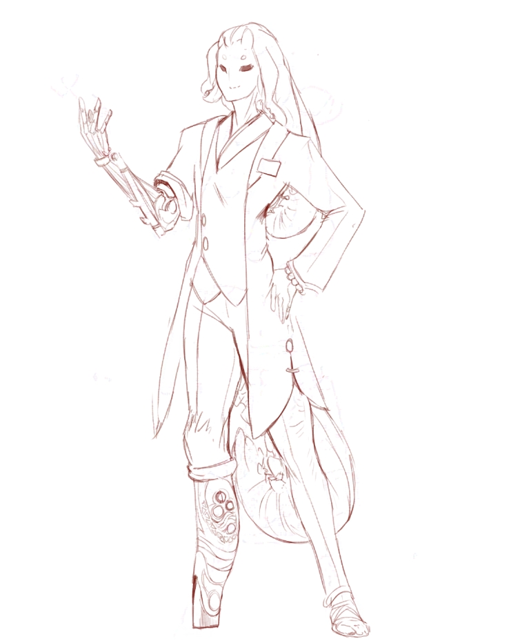 rkdvanguard's tweet image. One more #warlockspace post, then i promise we'll do something else! Nadda Centuri is the parent of modern cybernetics throughout the galaxy. Unwilling to distribute a prosthetic they wouldn't use themselves, by the end of their life, they were more machine than scylla... #scifi