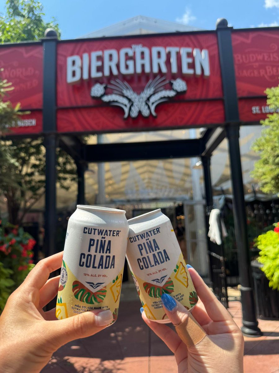 HomeOfBud's tweet image. It's #NationalPiñaColadaDay, and the Biergarten's got you covered. 🍍🥥