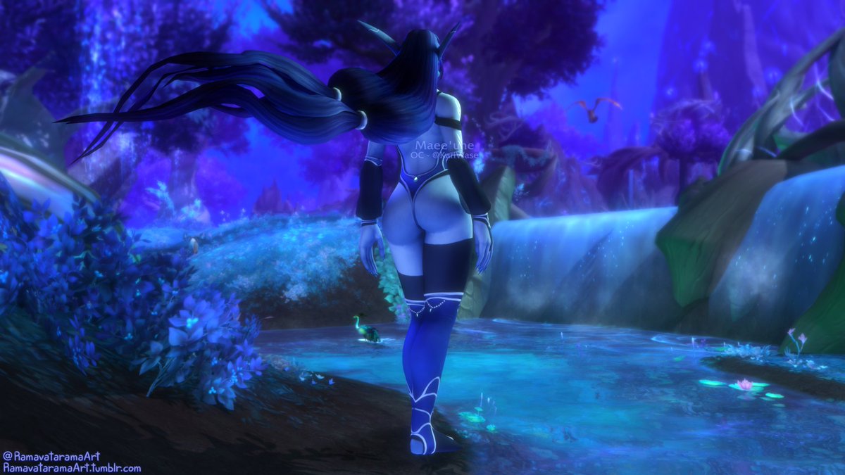 3D Custim Model commish for <a href="/KariWase/">🌒 azulmoon 🌘</a> of the ever lovely Maee'une. Got to try a bunch of new things on my workflow with this one! She came out so good ;3