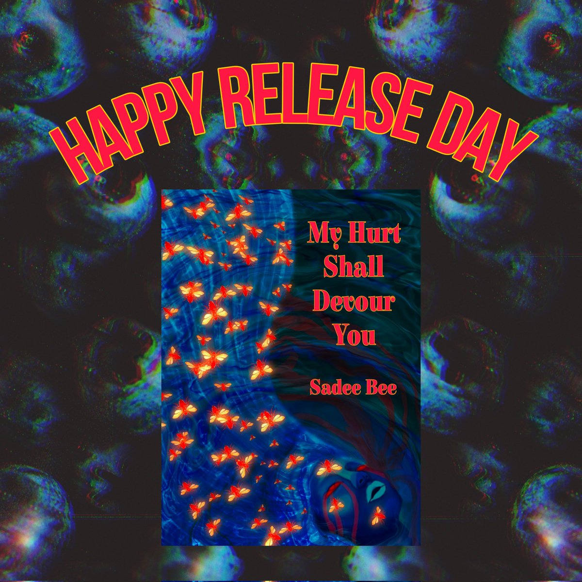dogleechbooks's tweet image. 🕷 HAPPY RELEASE DAY TO SADEE BEE'S MY HURT SHALL DEVOUR YOU 🕷
🕷 In @SadeeBee's own words, this is a collection exploring the thin line between love, lust, anger, and hate. It is a queer, genderless expression of what it means to want to love and to want to be free. 🕷