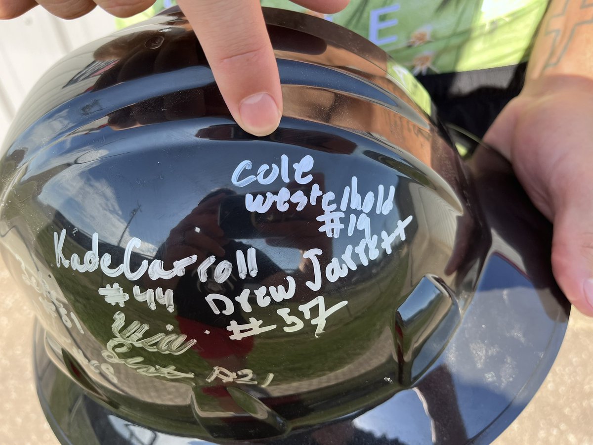 OdessaFootball's tweet photo. 🛠️IRON DAWG🛠️

This weeks iron dawgs are Junior Cole Westerhold (RB/S), and Junior Drew Jarrett (OL/DL)! These two young men have made huge strides as leaders this off-season. Bright futures for these dawgs!

#HAVOC https://t.co/O1ZpLaA8yK
