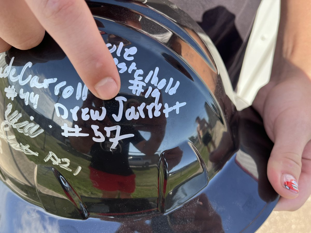 OdessaFootball's tweet photo. 🛠️IRON DAWG🛠️

This weeks iron dawgs are Junior Cole Westerhold (RB/S), and Junior Drew Jarrett (OL/DL)! These two young men have made huge strides as leaders this off-season. Bright futures for these dawgs!

#HAVOC https://t.co/O1ZpLaA8yK