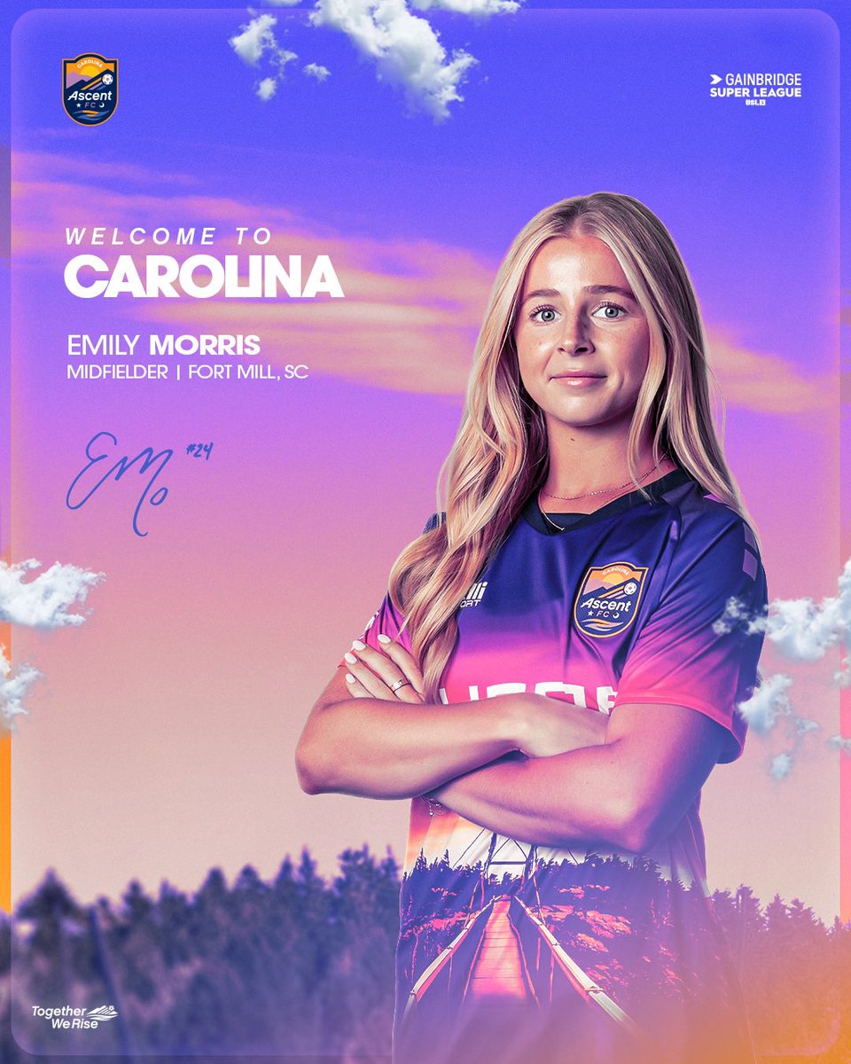 carolinaascent's tweet image. Keeping it in the Carolinas π§ββοΈ
NEWS: Local Product and Wake Forest Alum Emily Morris Signs for Carolina Ascent
π° carolinaascent.com/news/2025/07/1β¦