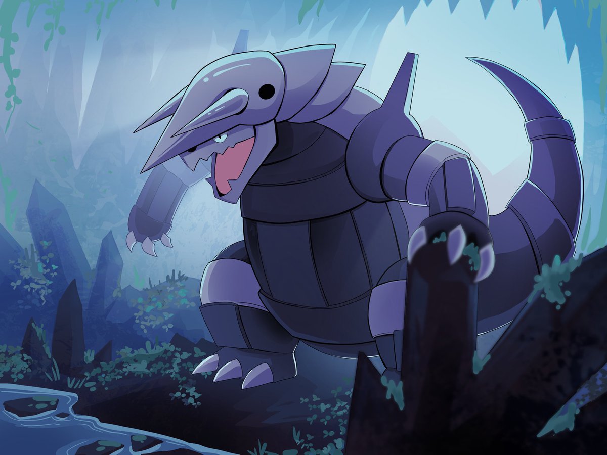 kaeos_art's tweet image. Aggron commission

#Pokemon #pokemonfanart