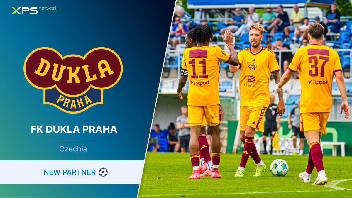 XPS Network (@xpsnetwork) on Twitter photo 🇨🇿 | We team up with <a href="/FKDuklaPraha/">FK Dukla Praha</a> playing in the highest tier of Czech football ⚽️ Welcome onboard 🤝 #xpsnetwork
⚽️ xpsnetwork.co/soccer 🇨🇿 | We team up with <a href="/FKDuklaPraha/">FK Dukla Praha</a> playing in the highest tier of Czech football ⚽️ Welcome onboard 🤝 #xpsnetwork
⚽️ xpsnetwork.co/soccer