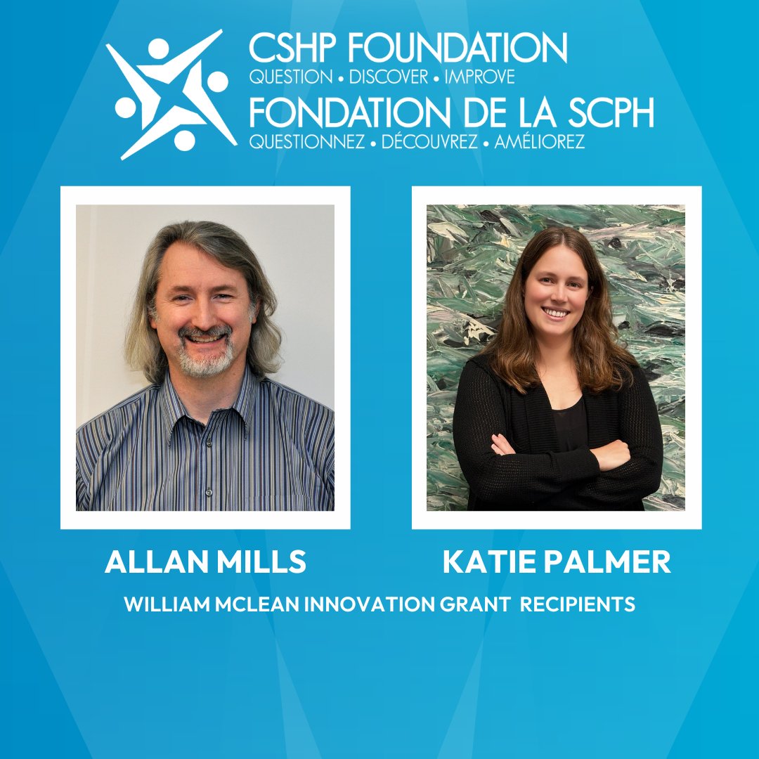 CSHP_SCPH's tweet image. The CSHP Foundation is pleased to announce this year&apos;s recipients of:

🎉Sustainability into Pharmacy Practice Grant 
🎉 William McLean Innovation Grant 
🎉 Education Grant 
🎉 Pharmacy Leadership Academy Scholarship 

➡️ow.ly/gmEA50WlJ6O