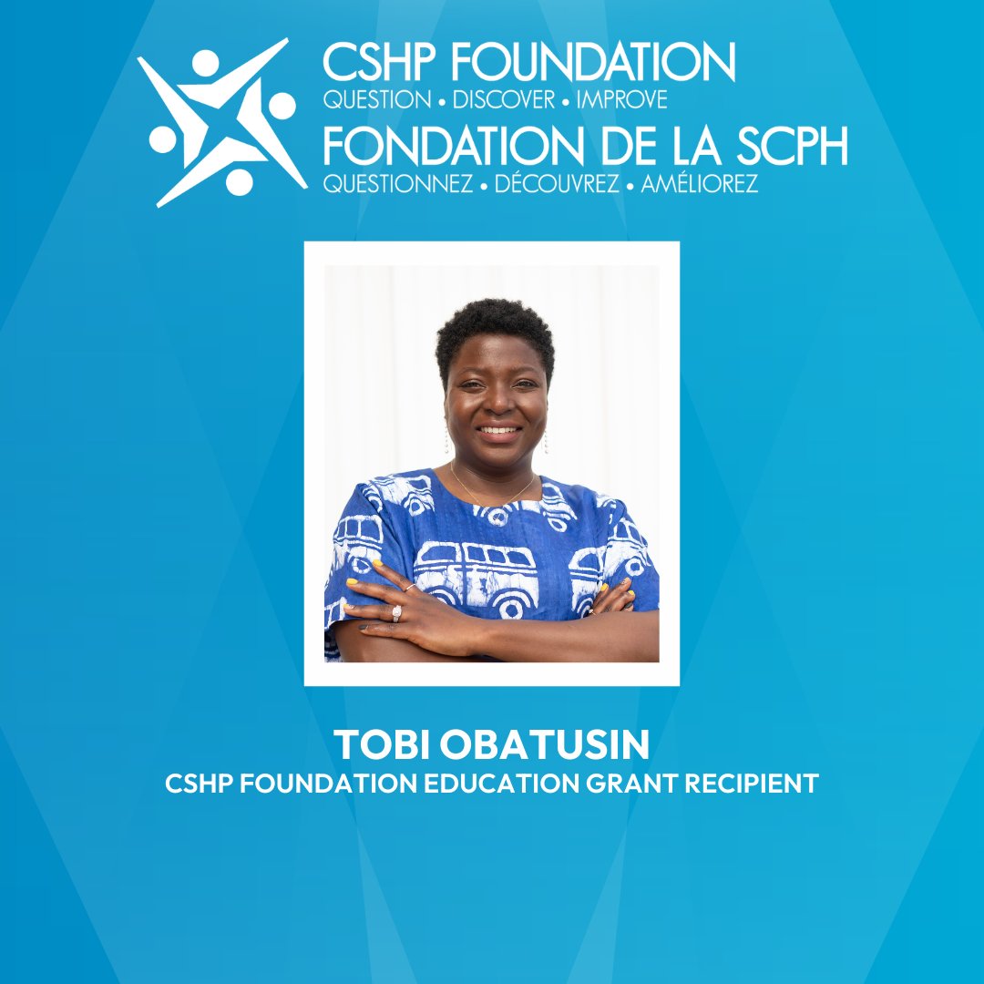 CSHP_SCPH's tweet image. The CSHP Foundation is pleased to announce this year&apos;s recipients of:

🎉Sustainability into Pharmacy Practice Grant 
🎉 William McLean Innovation Grant 
🎉 Education Grant 
🎉 Pharmacy Leadership Academy Scholarship 

➡️ow.ly/gmEA50WlJ6O