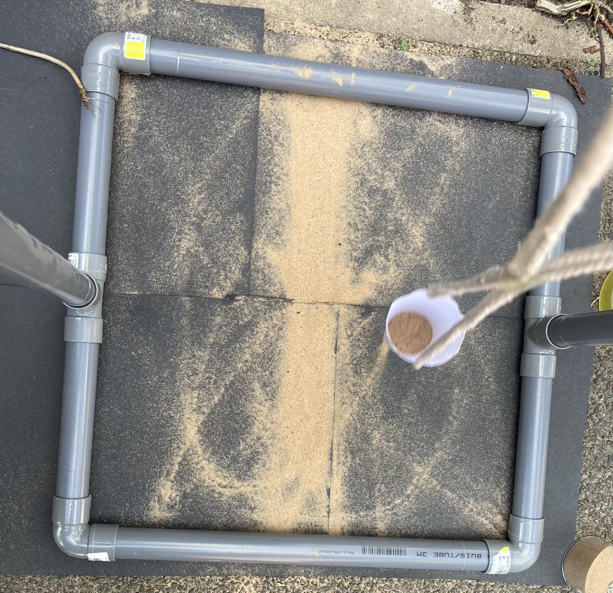 What is a pendulum? #MillaisScience #MillaisScienceClub investigated using sand #MillaisAspiration #MillaisStudents