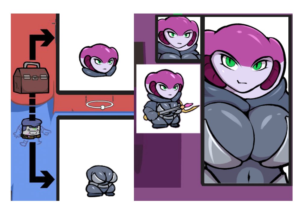 Making my Ardili character for Castle Crasher (that DLC is coming out soon)