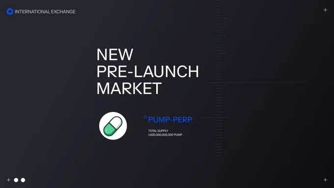 🚨 BREAKING: Coinbase Internazionale lancia il mercato di pre-emissione PUMP-PERP per il trading