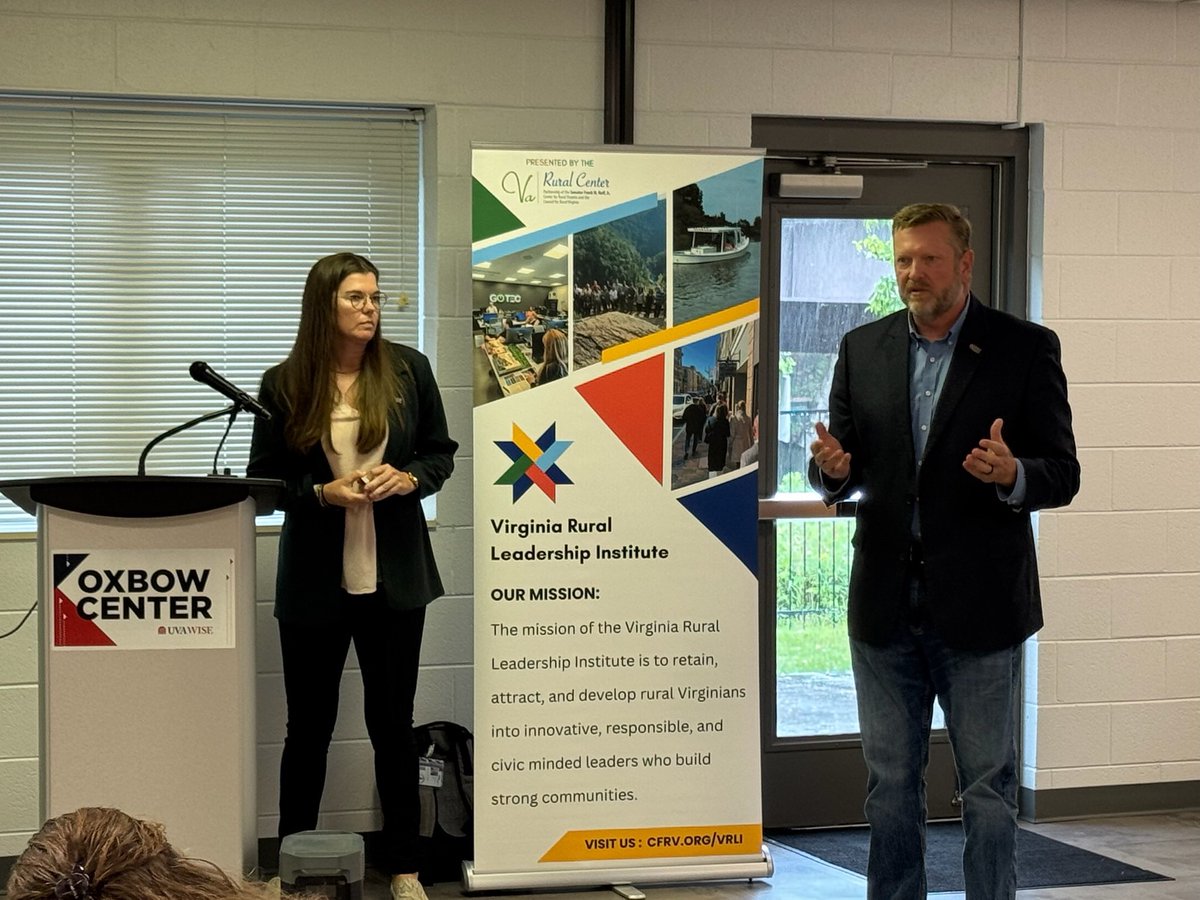 VARuralCenter's tweet image. “I can’t think of a better place for people to experience the outdoors.”
Steve Pike shared with #VRLI how the Southwest Regional Recreation Authority is blazing a trail- recent data shows $18.8 million in economic impact in #SWVA. Molly shared the impacts of branding and data.