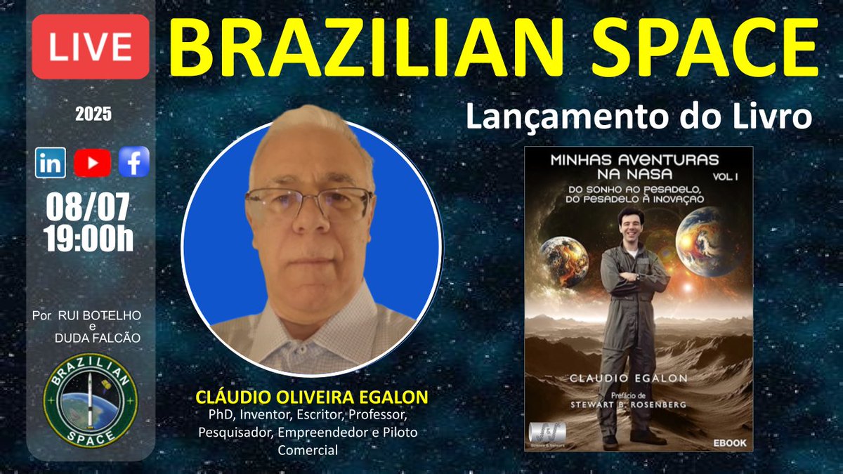 brazilian_blog's tweet photo. Conheça o primeiro brasileiro a voar em microgravidade
https://t.co/V1OlSz0Xb8
#ClaudioEgalon #Microgravidade https://t.co/K80KQTCgag
