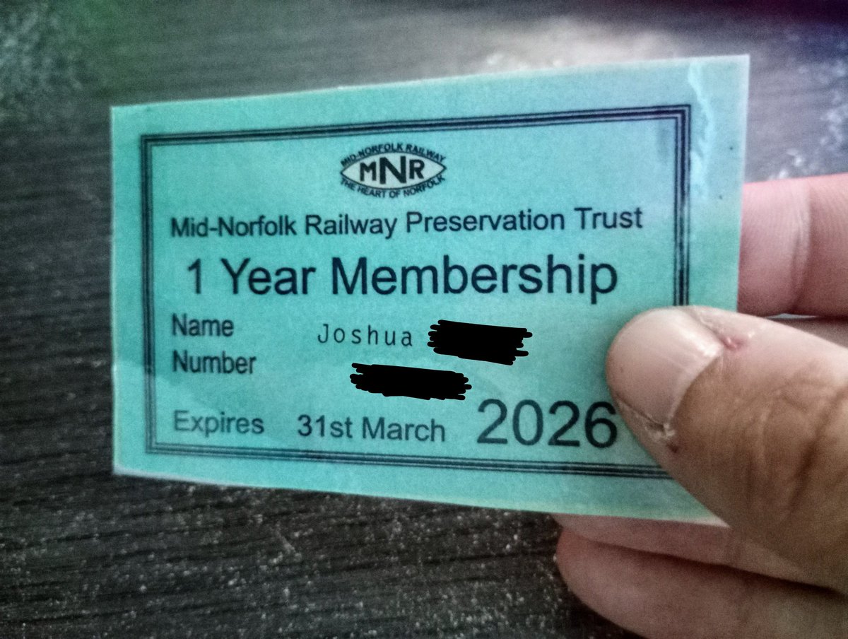 Joshua ๐ณ๏ธโ๐ (@joshuagrid56098) on Twitter photo Been waiting for this to arrive in the post. Lovely seeing the letter waiting for me when I got home from work this evening. ๐ <a href="/midnorfolkrly/">Mid-Norfolk Railway</a> Been waiting for this to arrive in the post. Lovely seeing the letter waiting for me when I got home from work this evening. ๐ <a href="/midnorfolkrly/">Mid-Norfolk Railway</a>