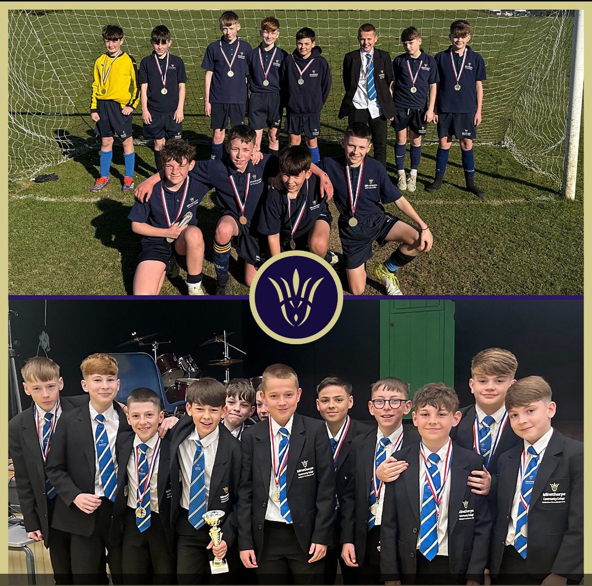 History Makers! 🙌🏻 For the first time ever, our Year 7 Boys and Girls teams have been crowned Wakefield Champs in the same year 🏆⚽️ <a href="/MinsthorpeCC/">Minsthorpe</a>