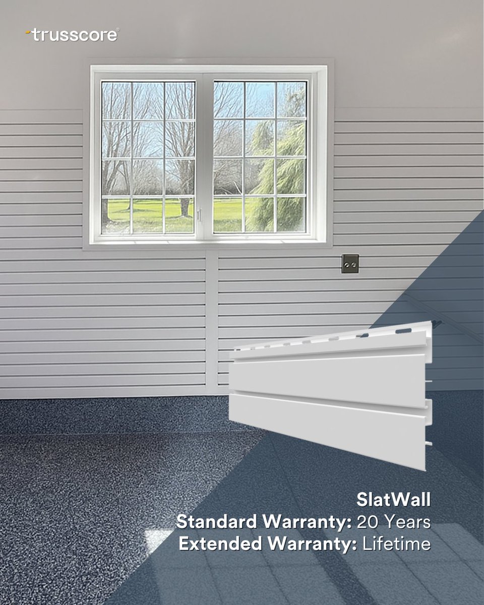 Built to last—but backed just in case 🛠️

<a href="/trusscore/">Trusscore</a>  is built to last longer than the buildings it's installed in—but just in case, register your product within 90 days and get lifetime extended warranty coverage.

Register your <a href="/trusscore/">Trusscore</a>  today: bit.ly/3U0XN8Q
