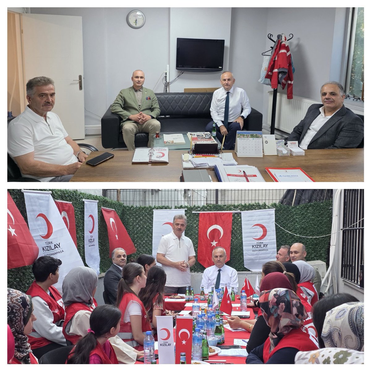 Gaziosmanpaşa Kaymakamı Sayın İskender Yönden ve İlçe Sağlık Müdürü Dr.Oktay Karataş İle birlikte Kızılay şubesinin hazırlamış olduğu etkinliğe katıldık.
Her zaman her yerde Kızılay sloganıyla güzel hizmetler yapan Kızılay başkanı ve yönetimine teşekkür eder, kolaylıklar dilerim.