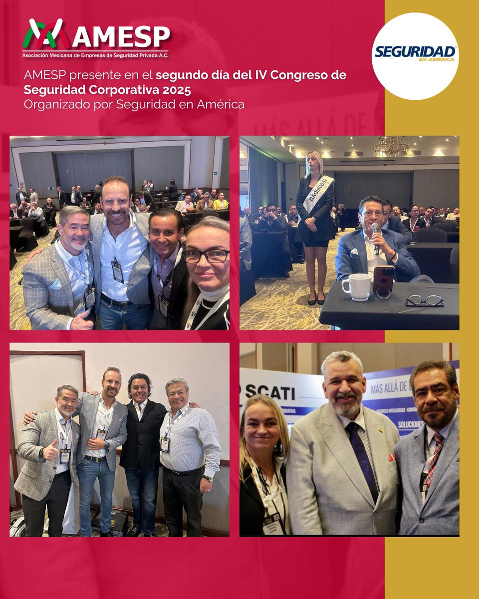 AMESP (@amesp_oficial) on Twitter photo AMESP presente en el segundo día del IV Congreso de Seguridad Corporativa 2025 Organizado por Seguridad en América <a href="/Seguridad_En_Am/">Seguridad en América</a>
Una reflexión clave sobre la evolución del rol estratégico de la seguridad en el ámbito corporativo.
#AMESP #MSPV #SeguridadCorporativa AMESP presente en el segundo día del IV Congreso de Seguridad Corporativa 2025 Organizado por Seguridad en América <a href="/Seguridad_En_Am/">Seguridad en América</a>
Una reflexión clave sobre la evolución del rol estratégico de la seguridad en el ámbito corporativo.
#AMESP #MSPV #SeguridadCorporativa