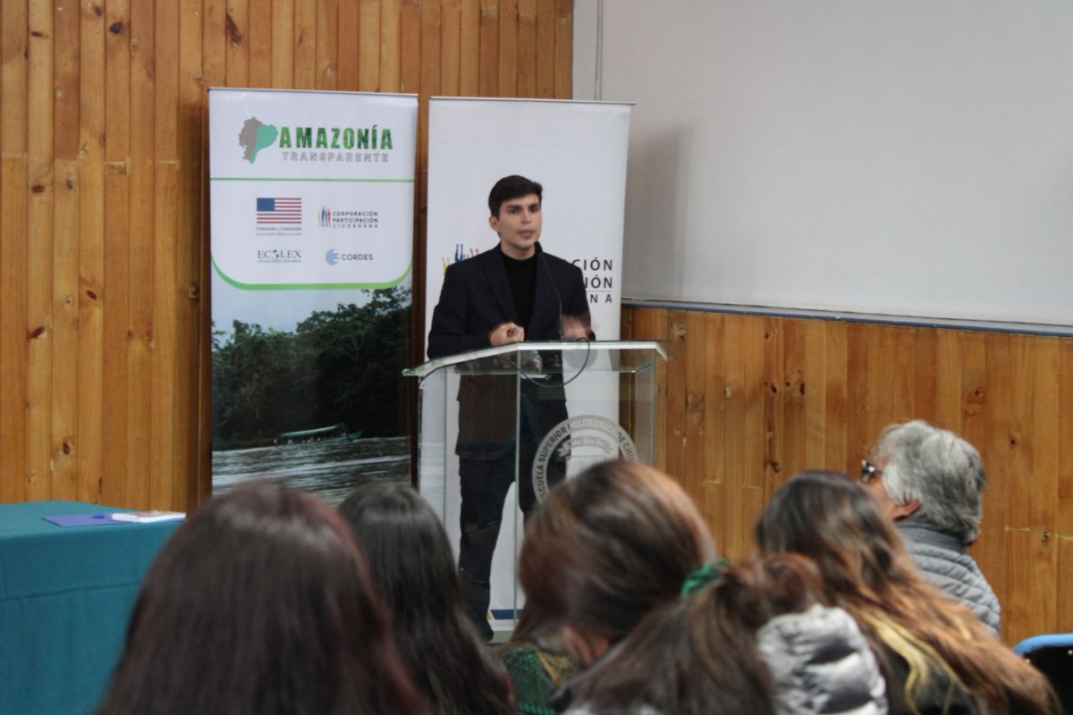 🏭 #TallerEITI
Hoy en la <a href="/EspochRio/">ESPOCH</a> de #Riobamba impartimos el taller "Conociendo #EITIEcuador" dirigido a estudiantes y autoridades.

Hablamos
✅ Origen del EITI.
✅ Importancia de la  transparencia en la industria extractiva.
✅ Beneficios.
✅ Desafíos.
#AmazoníaTransparenteEc