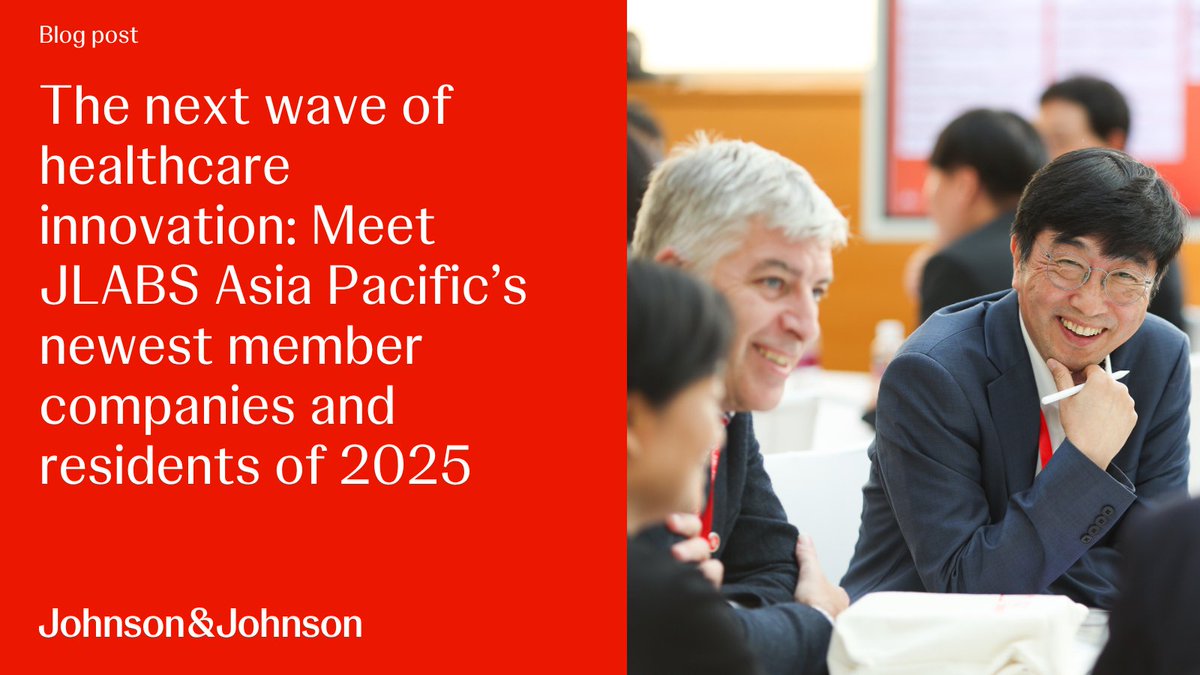 JLABS's tweet image. Our JLABS team has been busy welcoming in new residents and member companies to the APAC region. These companies are working hard to develop health solutions that will reshape the future of healthcare. We can't wait to see what they accomplish! jji.jnj/4lgv1NL