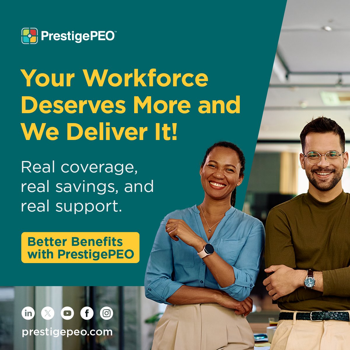 PrestigePEO's tweet image. Premium Benefits. Real Business Impact.
We help businesses offer standout benefits without the hefty price tag.
✅ Fortune 500-level plans
✅ Small business pricing
✅ Big results in retention & morale
Your team deserves the best. Let’s make it happen.
bit.ly/4nMFxhm