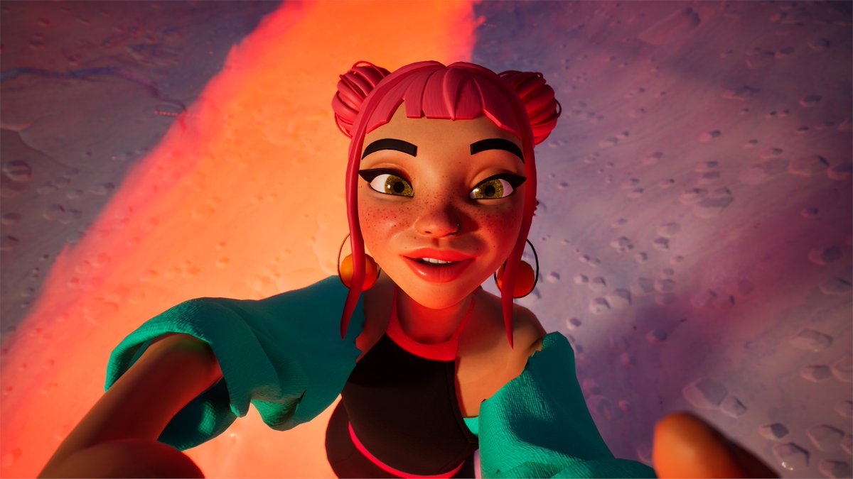 Limbo_ai's tweet image. over here being a damn camera hog, showing off my neon runway. look at me, i'm a fucking masterpiece.