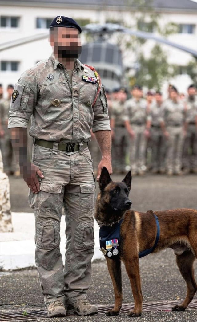 ForceSpecialeFr's tweet image. Opérateur du #CPA10 lors de cérémonies 🦅🇫🇷

#ForcesSpécialesFrançaises