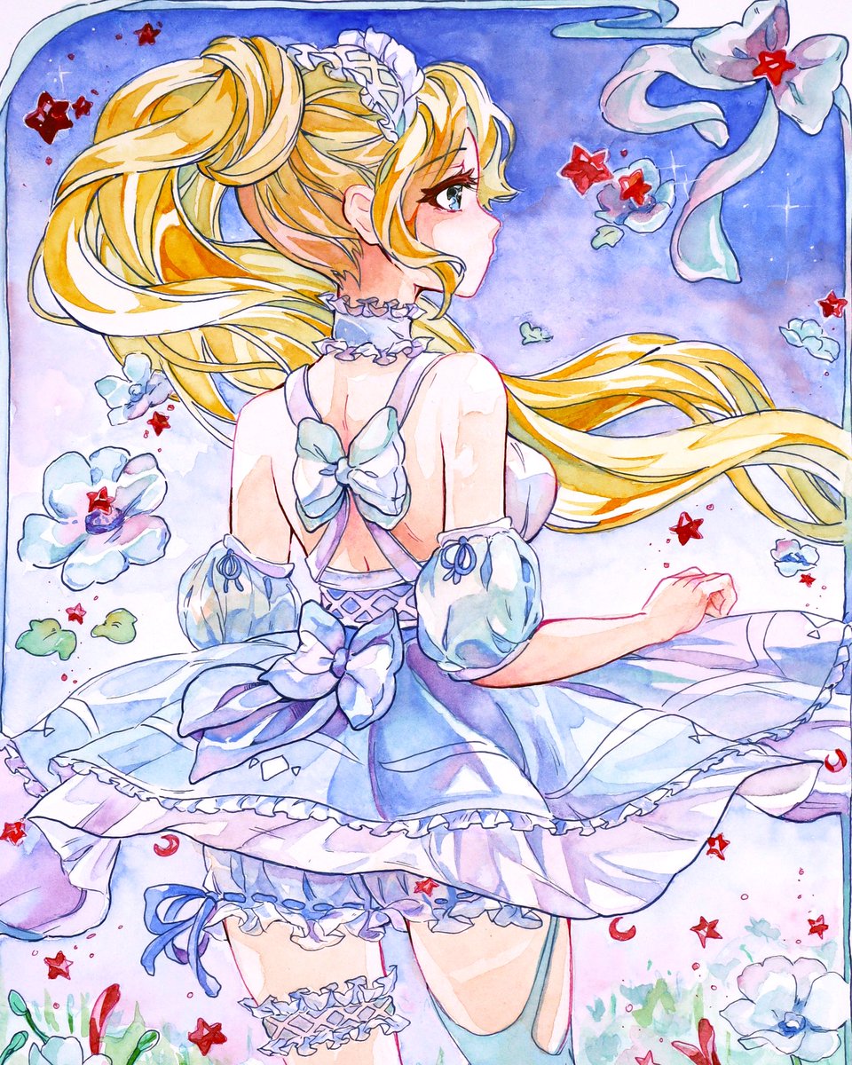 oakteaparty's tweet image. 💙 windflower wishes 💙✨

Watercolor art by Oaktea 💙✨