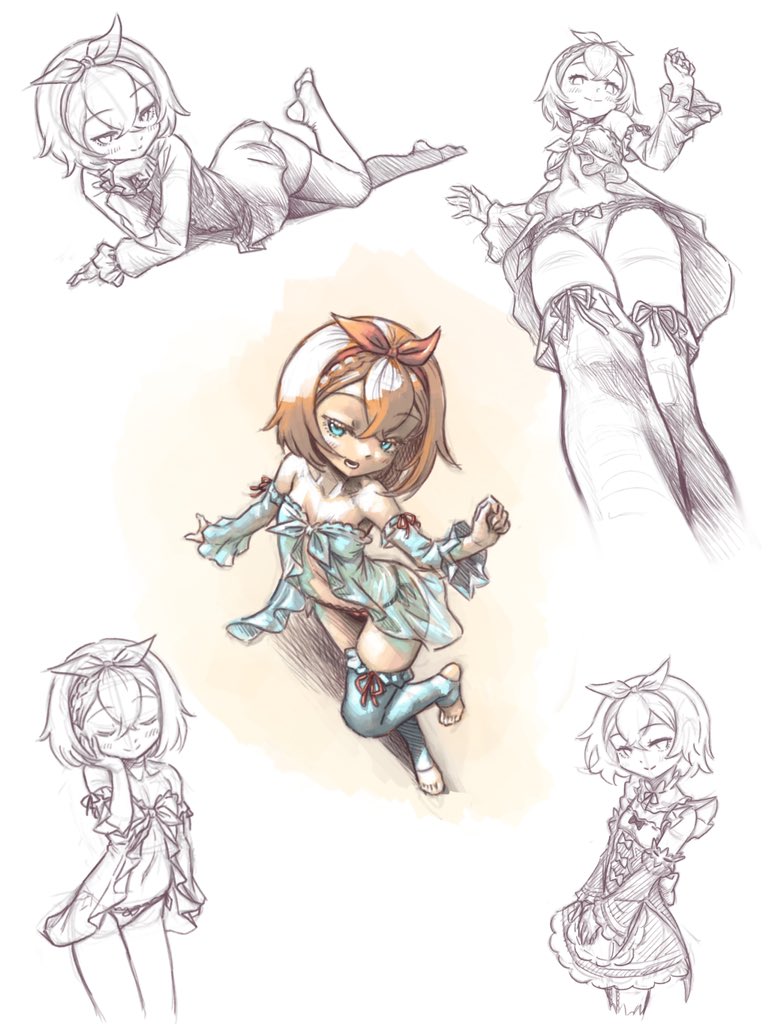Some sketches I threw together, was too lazy to color them all.
I’m happy to finally be able to post something again.