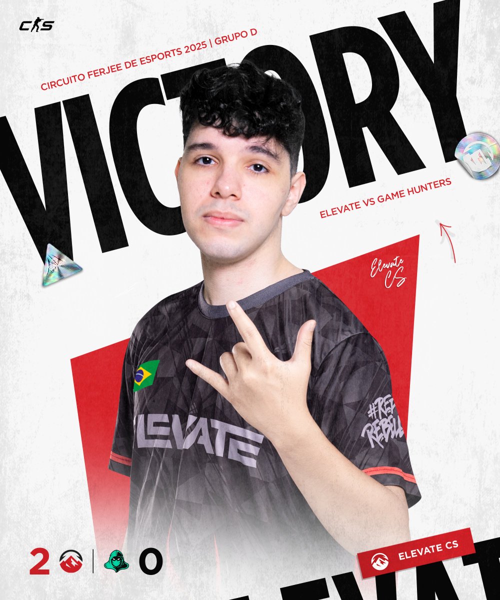 Vencemos e sobrevivemos. 🤟 2-0 vs Game Hunters e seguimos lutando pela nossa vaga nas finais. 

13x3 na Nuke
13x6 na Mirage

#ElevateCS | #RedRebellion