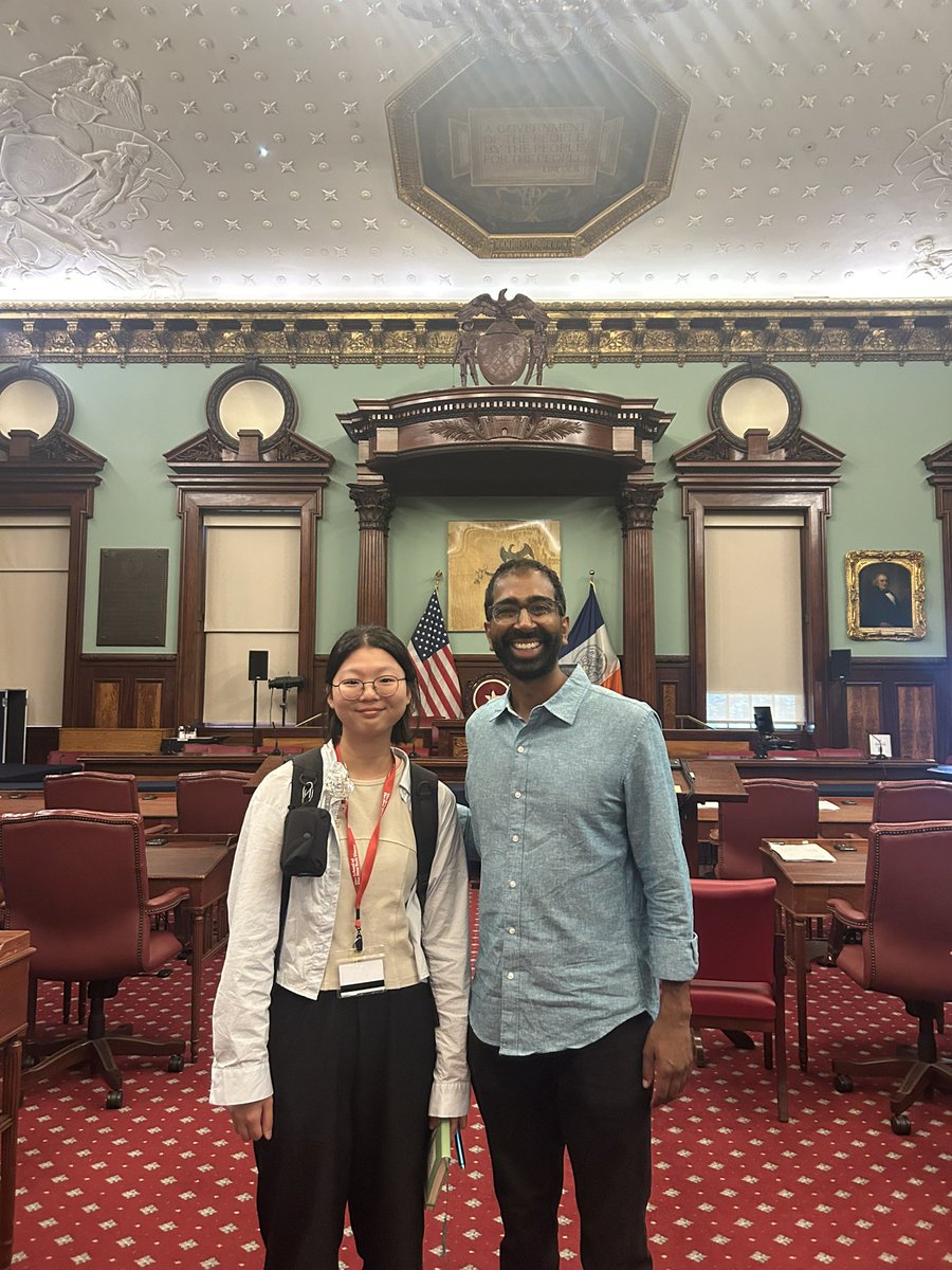 voteshekar's tweet image. Thanks @emmagf for bringing your journalism class to City Hall today! Loved going on record with them about my work and their interests!