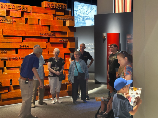 USArmyMuseum's tweet image. Beat the heat with a cool summer escape to America’s Army Museum!
✅ Docent-led tours
✅ History-defining artifacts
✅ Explore Fort Discover
✅ 300-degree theater
Open daily, 9 a.m.–5 p.m. Plan your FREE visit: thenmusa.org/visit/