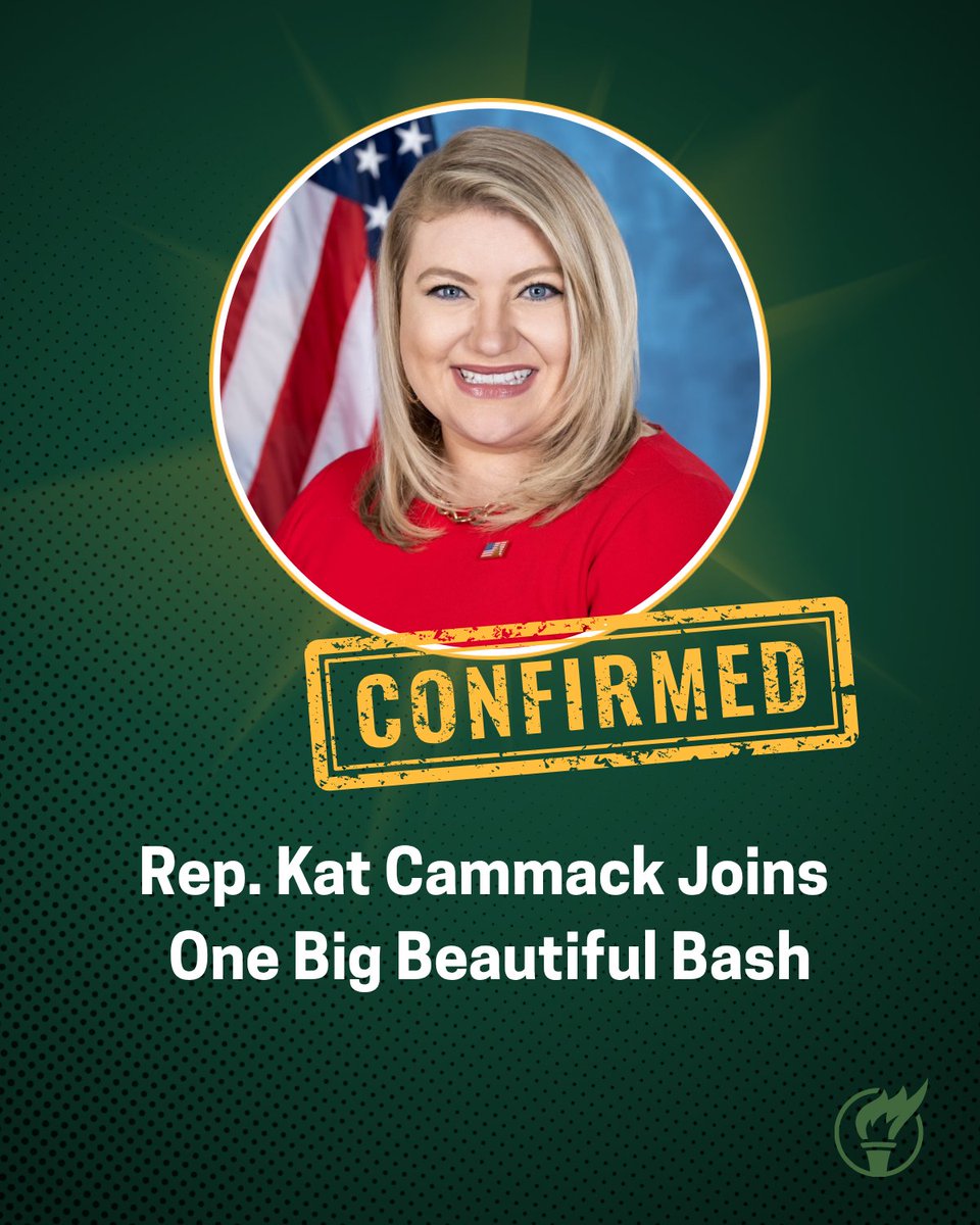 .<a href="/RepKatCammack/">Rep. Cammack Press Office</a> is a confirmed speaker for Americans for Prosperity’s One Big Beautiful Bash on July 15.

Hear her insights during AFP’s exclusive livestream celebrating the One Big Beautiful Bill and what it means for hardworking Americans.