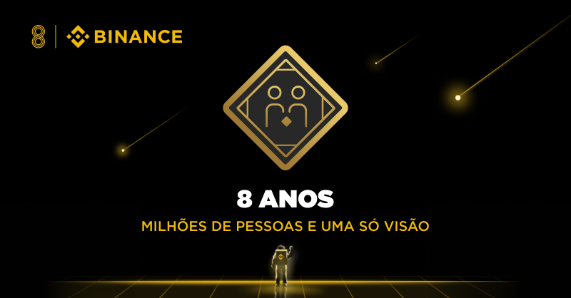 👀 Da curiosidade à rotina cripto, crescemos juntos.

🎉 8 anos. Dezenas de mercados. Milhões de usuários. E um só objetivo:

💡 Tornar o cripto real, acessível e útil pra todos.

Sempre guiados por quem acredita no poder da tecnologia de transformar vidas. 🌍💛

📣 O Binance Day