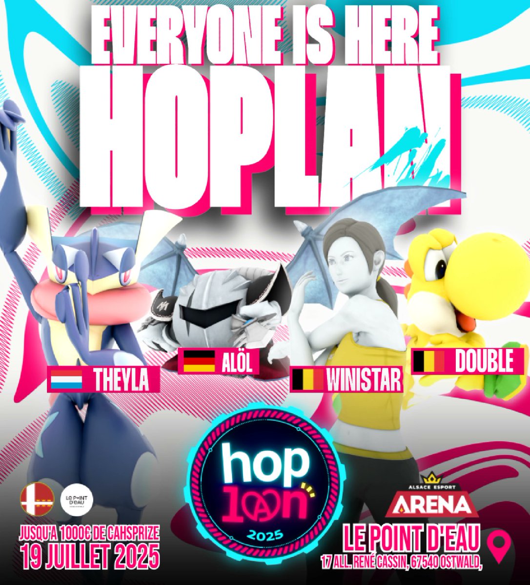 StrasTourneys's tweet image. Ils font le déplacement jusqu&apos;en France pour la #Hoplan 🚌 
Il ne vous reste plus que quelques jours pour vous inscrire, ne loupez pas le coche ! 
start.gg/tournament/hop…