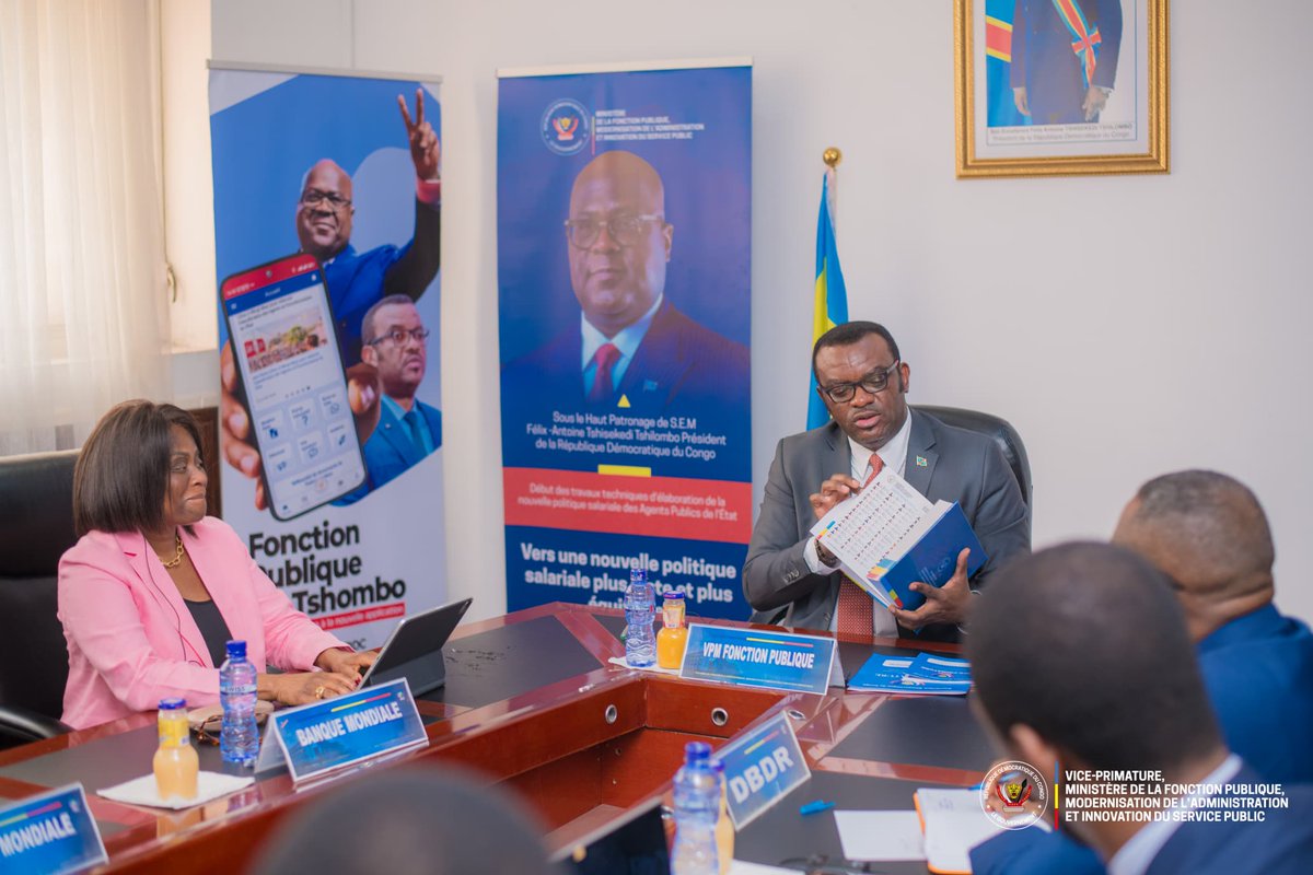 FonctionPubliqueRdc (@fp_rdc) on Twitter photo #FonctionPubliqueRDC | Réformes de l’Administration Publique : la Banque mondiale salue les progrès accomplis sous la conduite de S.E.M. le Vice-Premier Ministre Jean-Pierre <a href="/LihauEbua/">Jean-Pierre LIHAU</a>.
Dans le cadre du partenariat stratégique entre la République Démocratique du Congo et la #FonctionPubliqueRDC | Réformes de l’Administration Publique : la Banque mondiale salue les progrès accomplis sous la conduite de S.E.M. le Vice-Premier Ministre Jean-Pierre <a href="/LihauEbua/">Jean-Pierre LIHAU</a>.
Dans le cadre du partenariat stratégique entre la République Démocratique du Congo et la