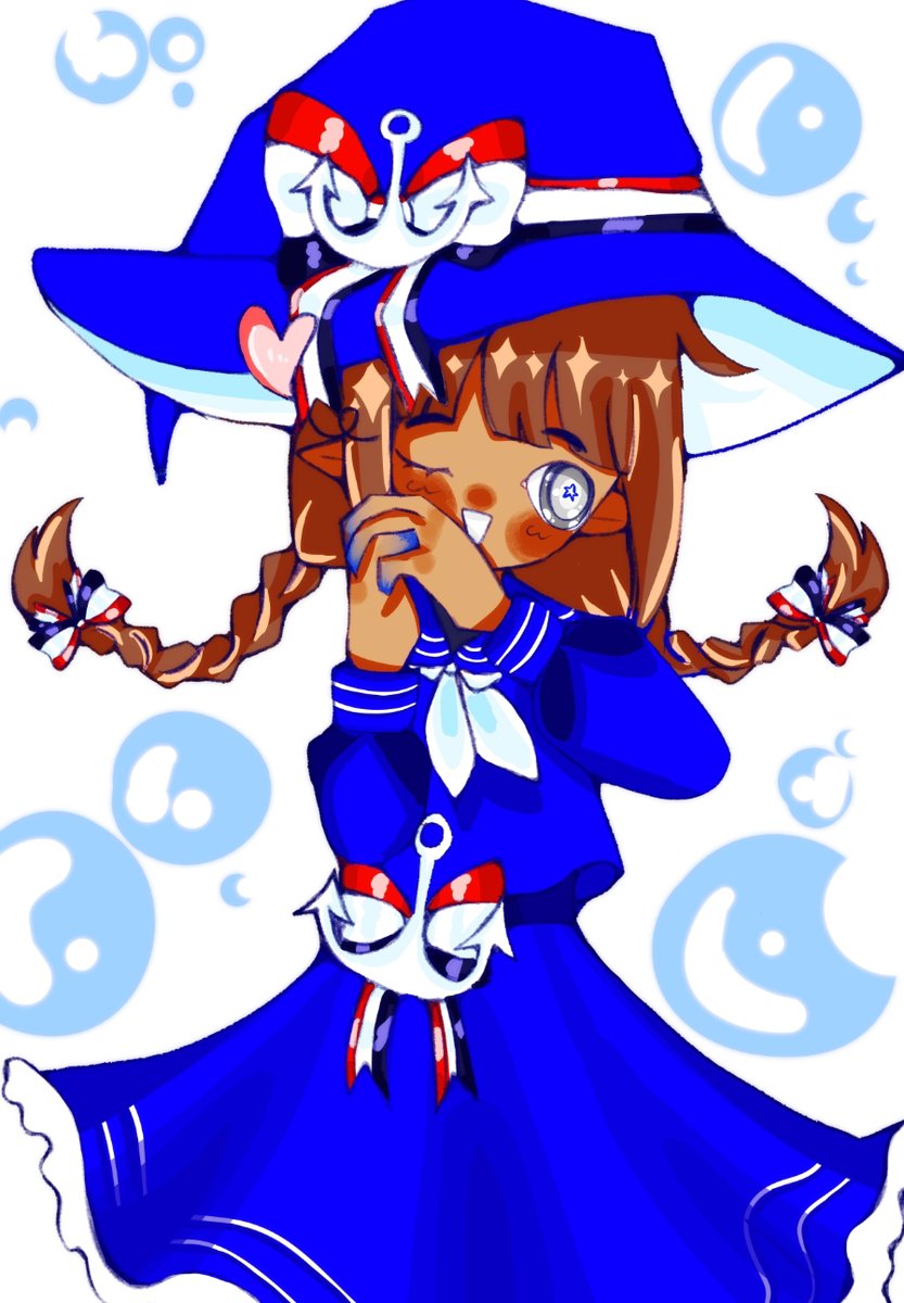 EfiDraws's tweet image. Um heres an old wadanohara drawing i did but never posted..i was working on a samekichi to go alonside it but i never finished it and lost the wip so LOL
#wadanohara