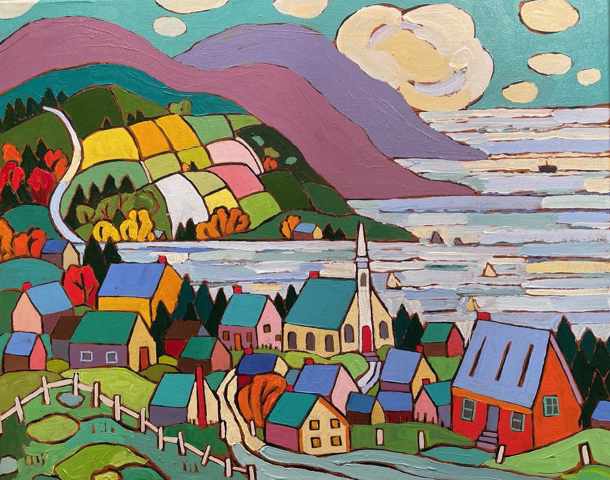 AnannyArtShow's tweet photo. Autumn Town painting by Terry Ananny https://t.co/CfXdleqAcI #art #Collingwood #Torontoart #Torontoartists #Canadianart #art https://t.co/fv57ZChgOf