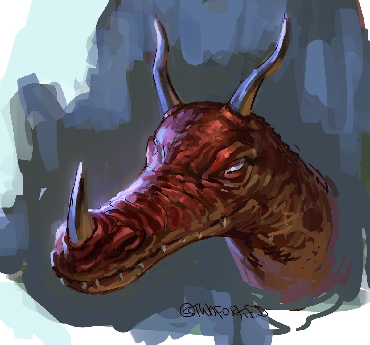 twoforked's tweet image. (daily drawing 25) On this day, 8 years ago. Never stop drawing